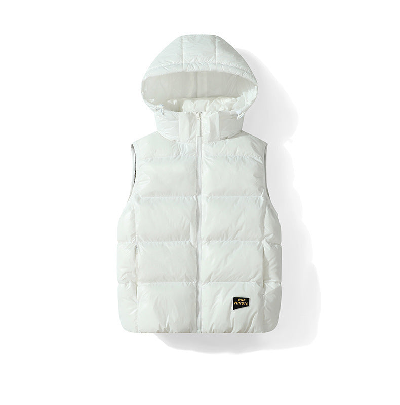 Padded Down Jacket Hooded Vest